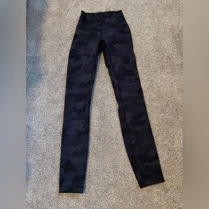 lululemon Wunder Under Luxtreme Black Camo Leggings 28 inch